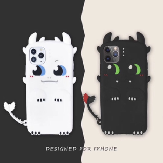 Light Fury Toothless Jelly Case Iphone 6 6+ 7 7+ 8 8+ X Xs Xr XsMAX 11 pro Max 12 12Mini 12ProMax