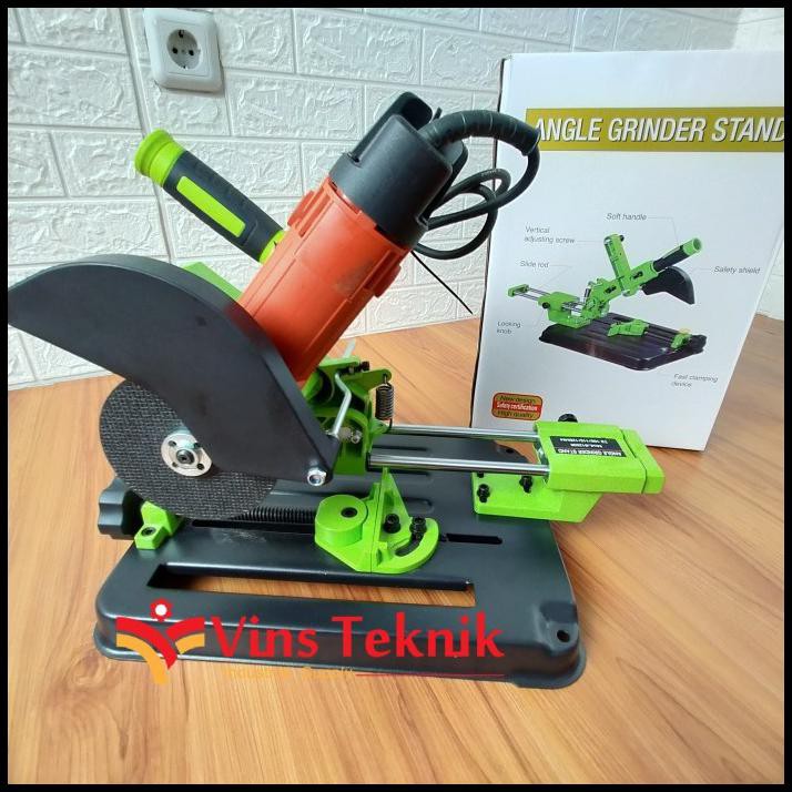 Stand Grinder Sliding Dudukan Mesin Gerinda Sliding Nagawa - Hijau