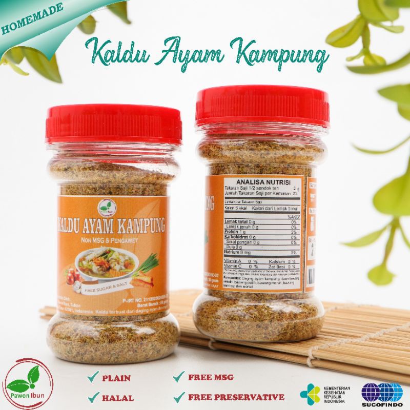 READY Kaldu Bayi MPASI Pawon Ibun (ayam kampung, sapi, udang, salmon, teri, bubuk tempe koala )