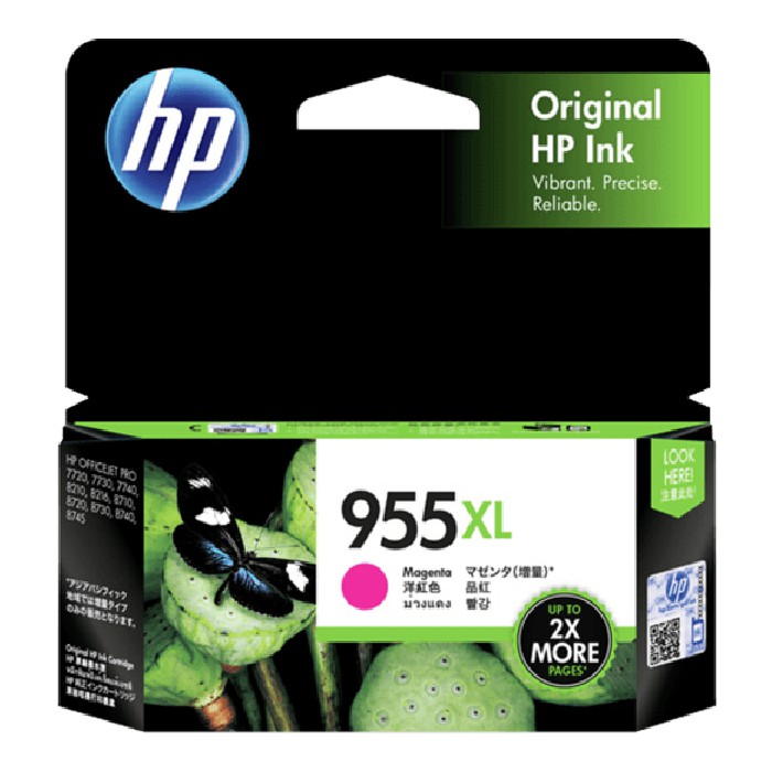 Tinta HP 955XL Magenta 100% Original Ink Cartridge / Colour / Color