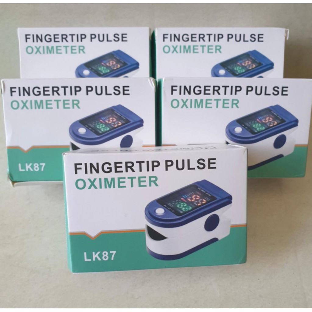 Fingertip pulse oxymeter Fingertip oximeter SpO2 LED Full Colour LK87