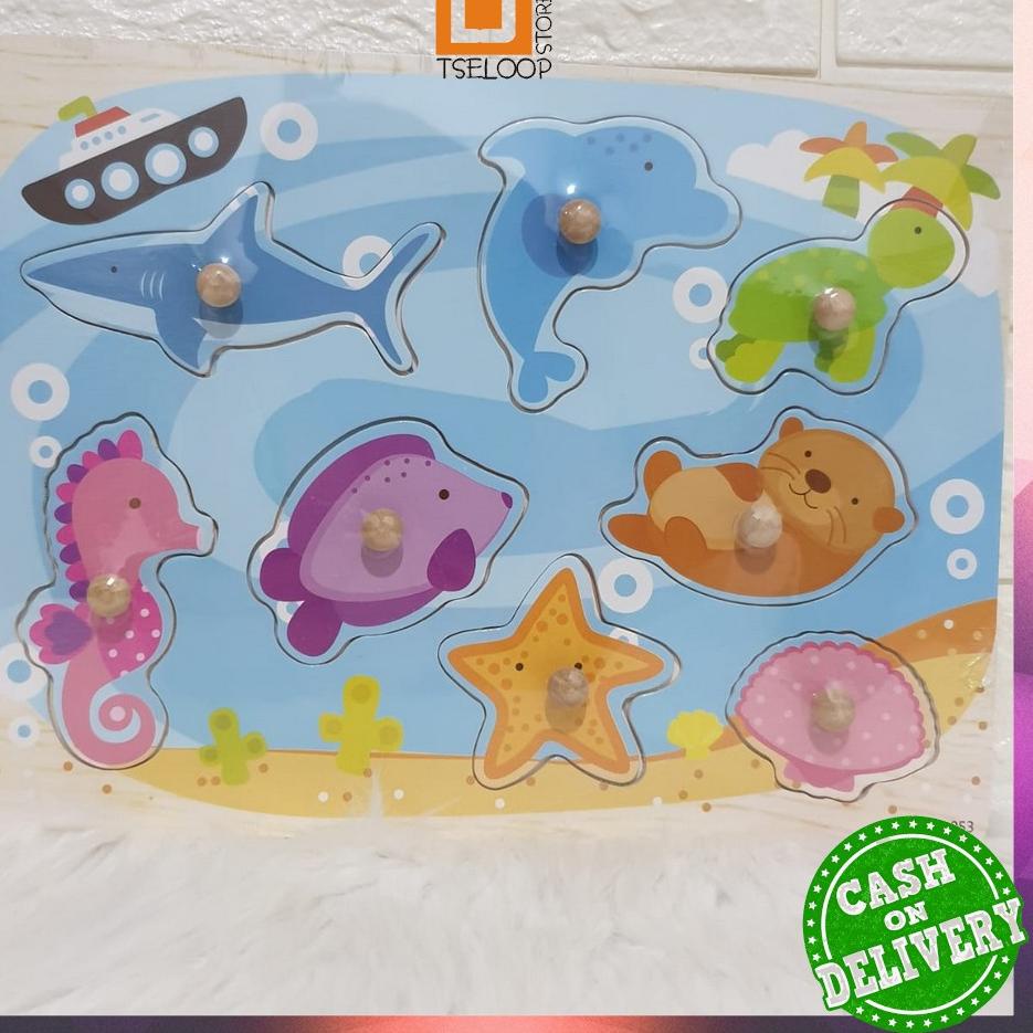 

rrmt OFM-M67-68 Mainan Edukasi Anak Puzzle Kayu Knob Background Bergambar | Wooden Toys Mainan Balok Kayu sraw470