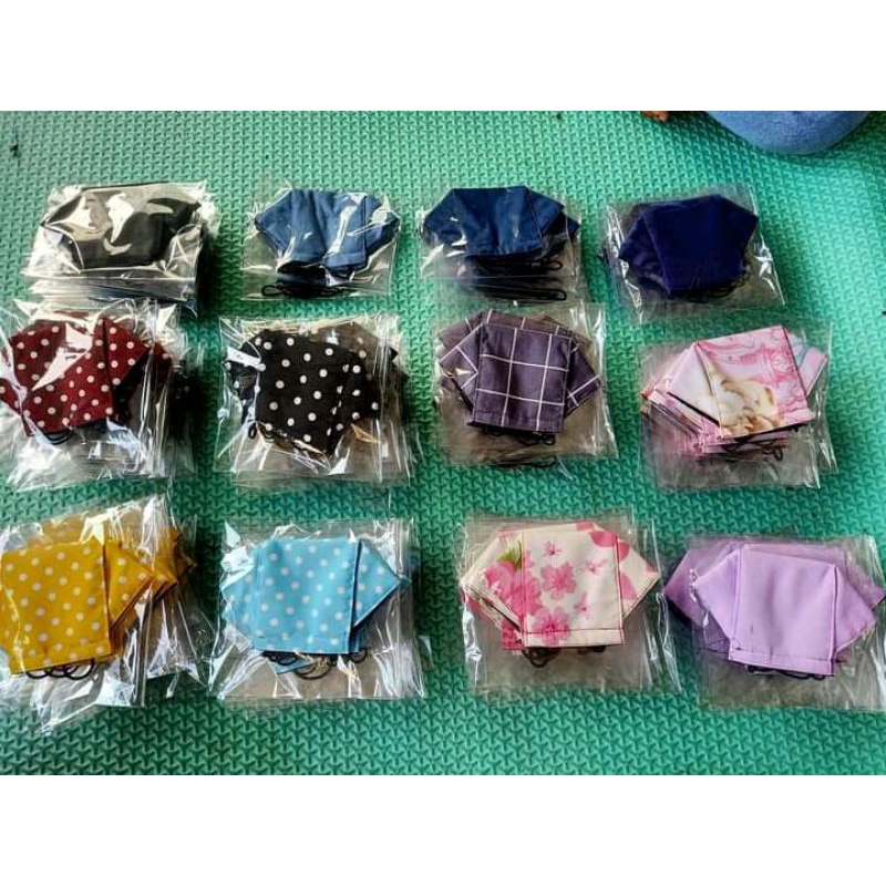 Masker kain Bomber 4D 3Ply Earloop + Stopper ANTI DROPLET