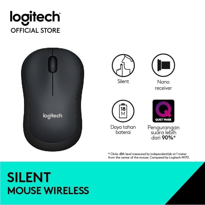 LOGITECH M220 Wireless Silent Mouse - ORIGINAL LOGITECH