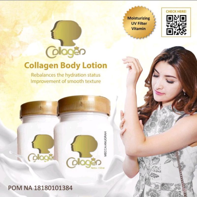 ‼️READY‼️BIBIT COLLAGEN BY MECCA - PEMUTIH BADAN BODY LOTION - MASKER BADAN /BIBIT COLLAGEN SYB