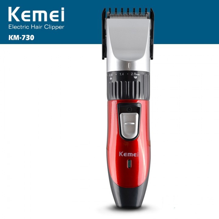 KEMEI KM-730 Rechargeable Wireless Hair Clipper Machine Razor Barber