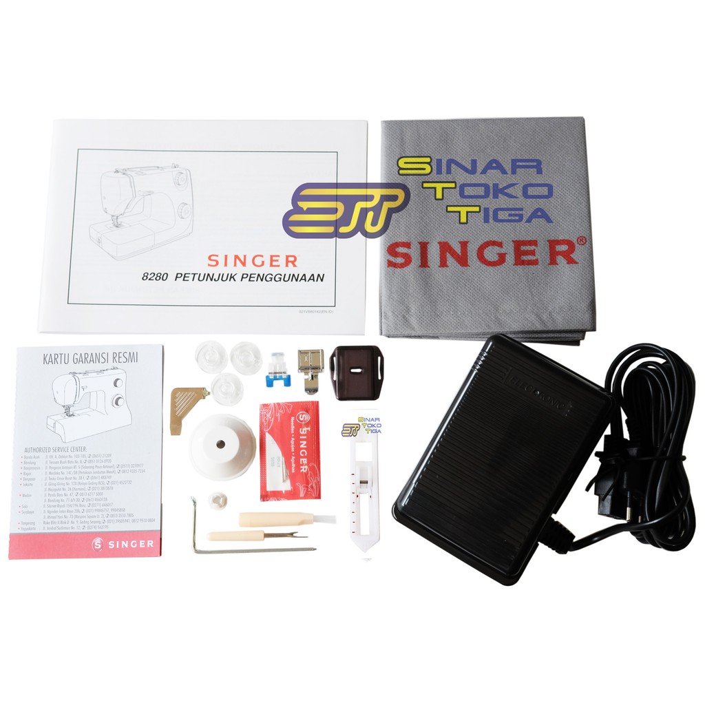 MESIN JAHIT PEMULA SINGER 8280 PORTABLE