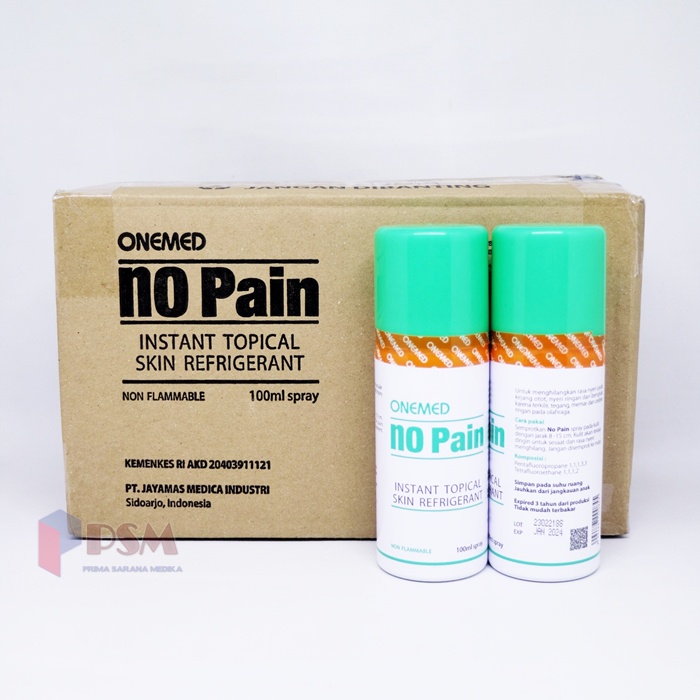 Onemed No Pain Spray 100ml / Ethyl Chloride Pereda Sakit Otot