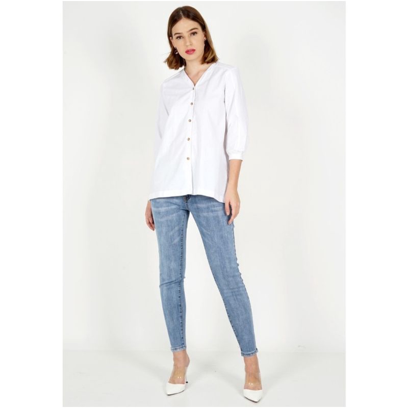 Le Rosetz Blouse White