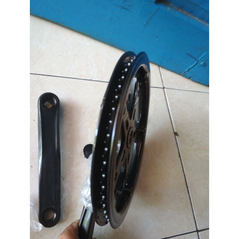 crank single 52t crank sepeda lipat crank minitrek