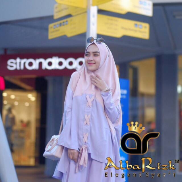 Khimar Antem | Khimar Syar'i | Khimar Branded | Hijab | Albarizk marzia