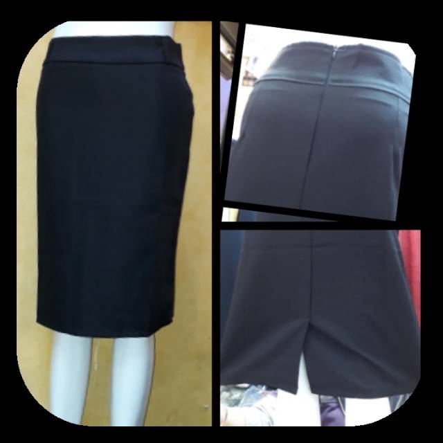 Rok span pendek murmer kwalitas bagus belahan belakang ukuran S,M,L,XL