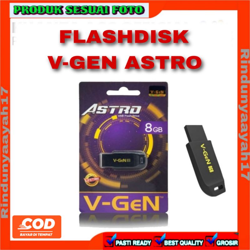 [RA] FLASHDISK V-GEN ASTRO FLASH DISK V-GEN 8 16 32 64GB GARANSI RESMI 64GB FLASH DISK FD