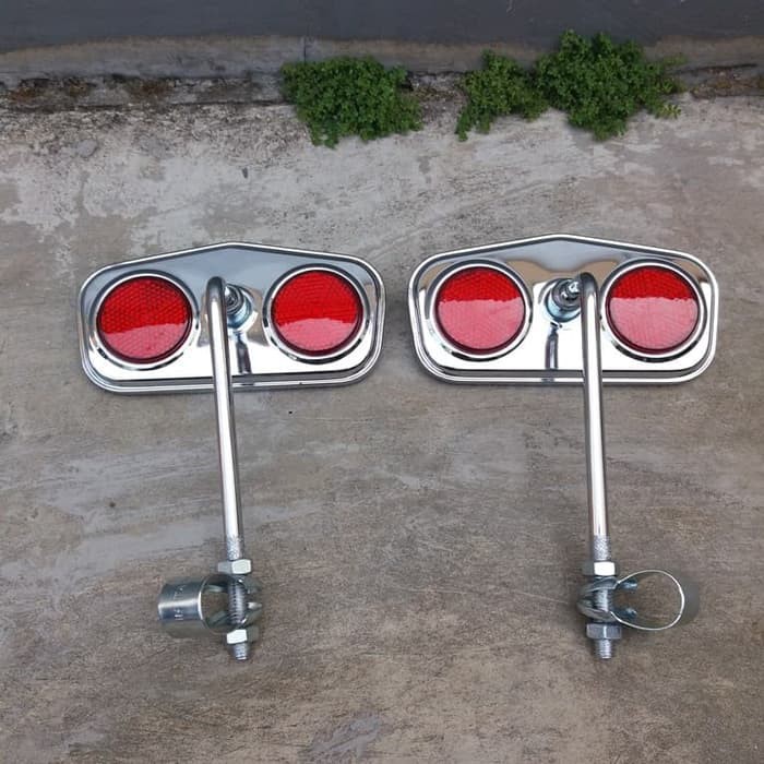 Sepasang Cermin Spion Sepeda Onthel London Taxi Dahon Balap Mtb dll ML2004