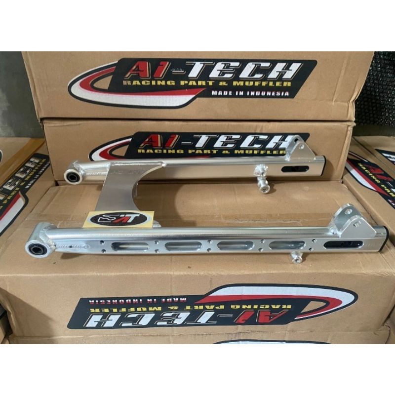 Swing arm pnp GL MP Tiger MOS copy aitech k2r import pnp GL Megapro Tiger herex swing arm almini mos copy aitech K2R pnp gl megapro tiger model ovale kotak polos aitech coak aitech gl mp cb