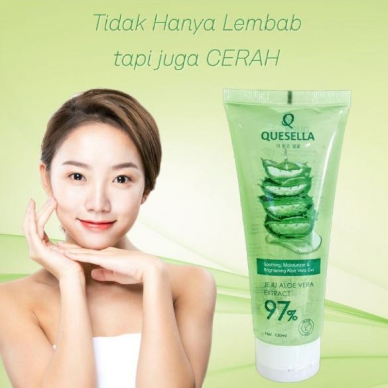 

QUESELLA Soothing, Moisture & Brightening Aloe Vera Gel 100ml