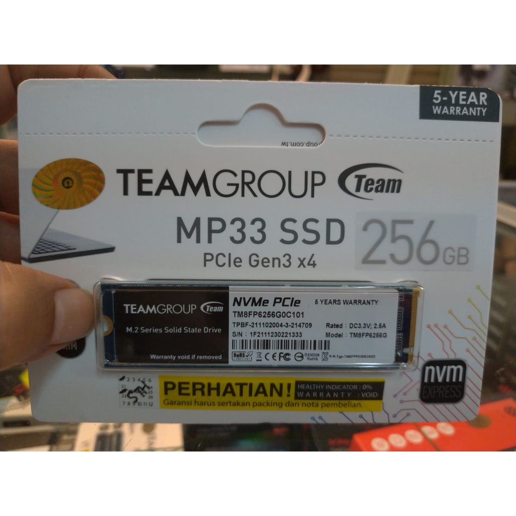 Team Group MP33 256GB Nvme - Ssd
