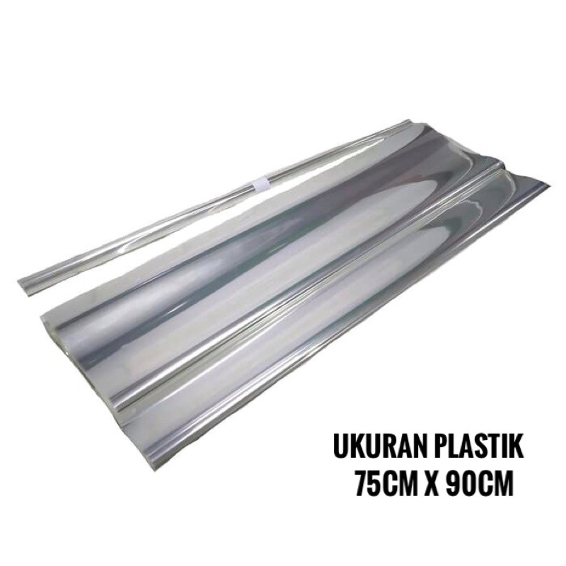 3k/Lembar= 5Lbrx3k plastik bening/plastik parcel/plastik polos/plastik/plastik parcel buah/toko plas