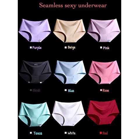 ASLI IMPORT !! CELANA DALAM WANITA SEAMLESS TANPA JAHITAN SATIN CELANA DALAM HOTSS KUALITAS TINGGI