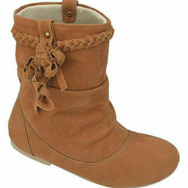 Sepatu Boots anak perempuan, sepatu anak cewek, boots anak cewek canik