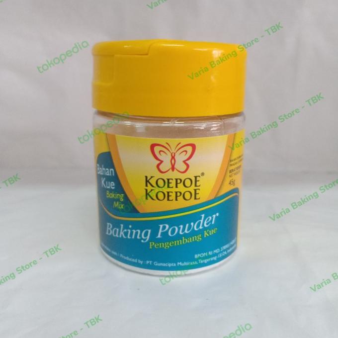 

Koepoe koepoe/kupu kupu Baking powder 45gr
