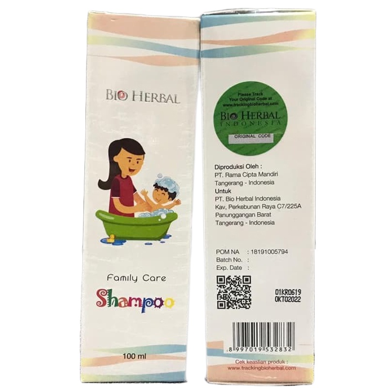 Shampoo Anti Kutu BIO HERBAL Family Care Shampoo 100ml BPOM ORIGINAL