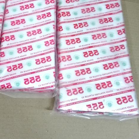 

kantong plastik es minyak santan makanan cap 222/555 isi 5 pak/bungkus - 15x30
