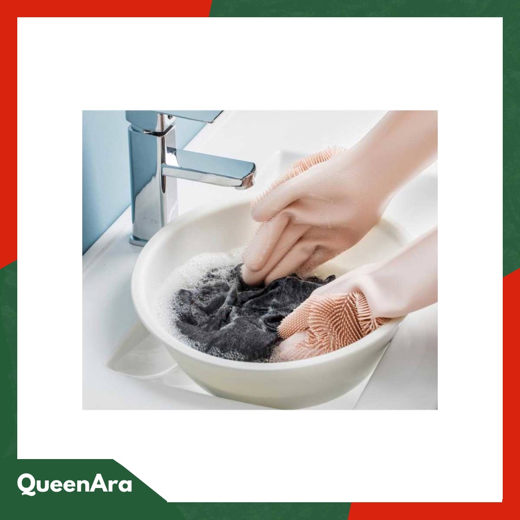 Xiaomi Mijia JJ Sarung Tangan Sikat Magic Silicone Cleaning Glove