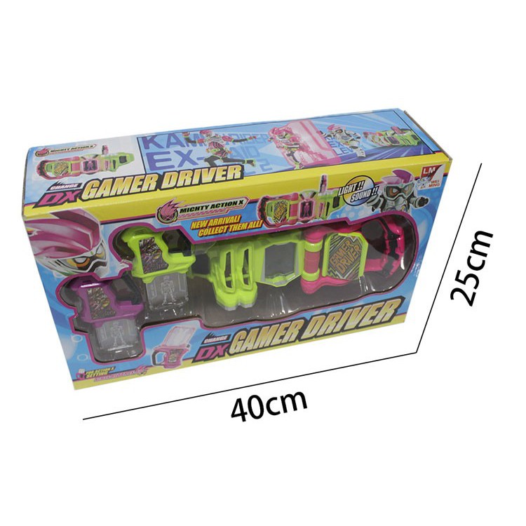 SABUK KAMEN RIDER DX GAMER DRIVER HENSHIN BELT EX-AID KW SUARA &amp; LAMPU