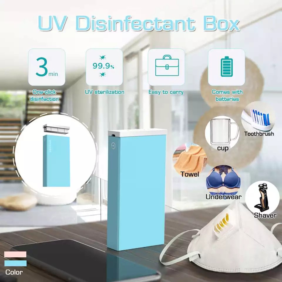 UV Sterilizer Portable Anti Virus Anti Bacteria Box UV Disinfection Sterilizer UV Pyramid