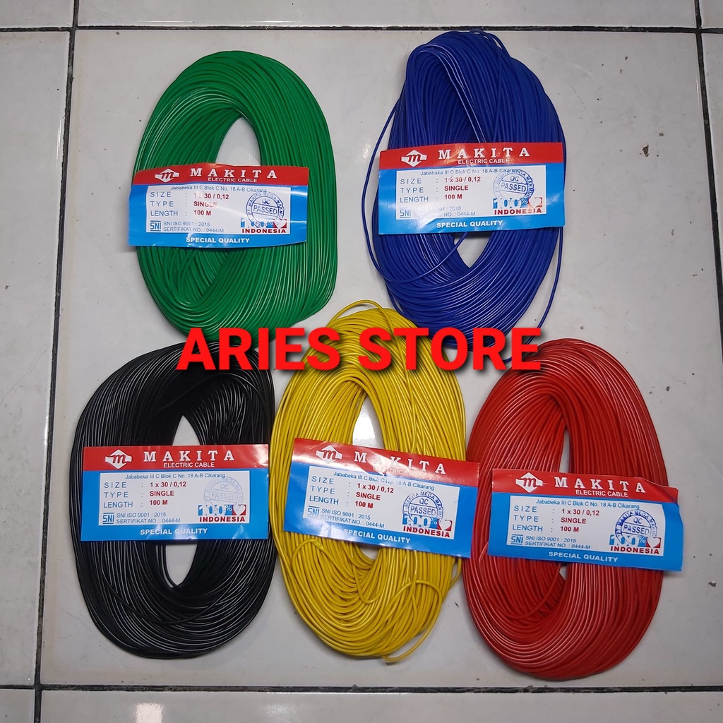 KABEL SERABUT 1X30 0.12 MAKITA 1 ROLL