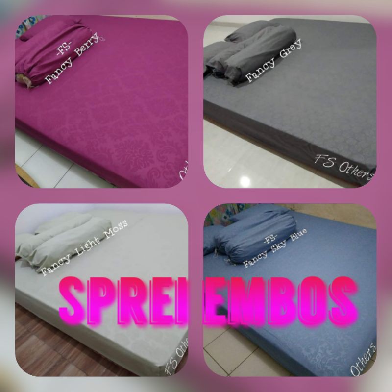 Grosir sprei homemade embos termurah