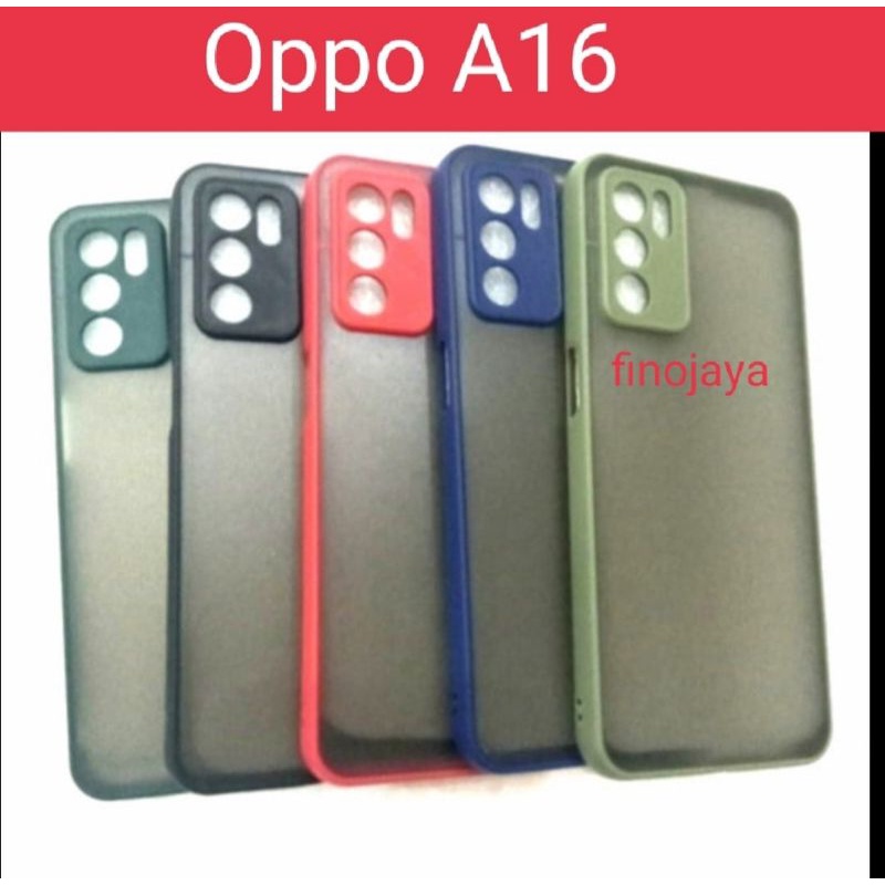 Case Aero My choice Oppo A16 Silikon Dove Pelindung Camera