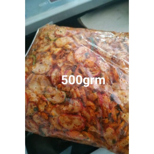 

seblak krupuk bawang krupuk jablay gurih extra pedas isi 500gram