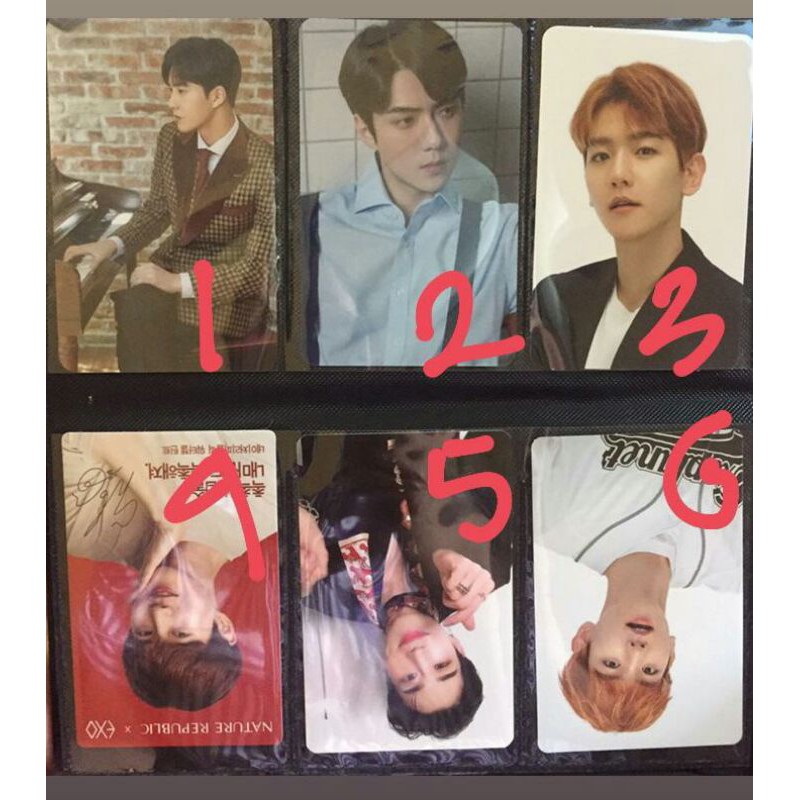 exo official photocard