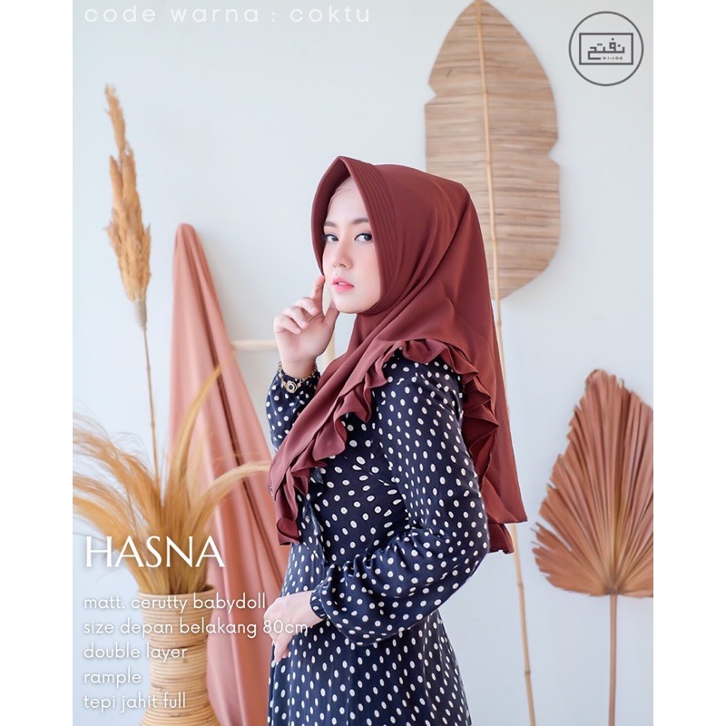 Hijab instant HASNA khimar shiffon cerruti by naftahhijab-7