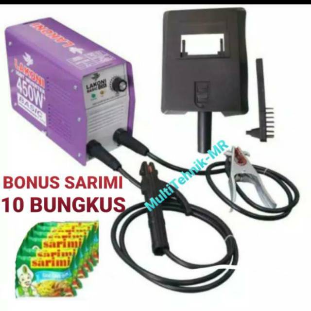 LAKONI Basic 123IX 450 Watt Mesin Las Listrik Inverter