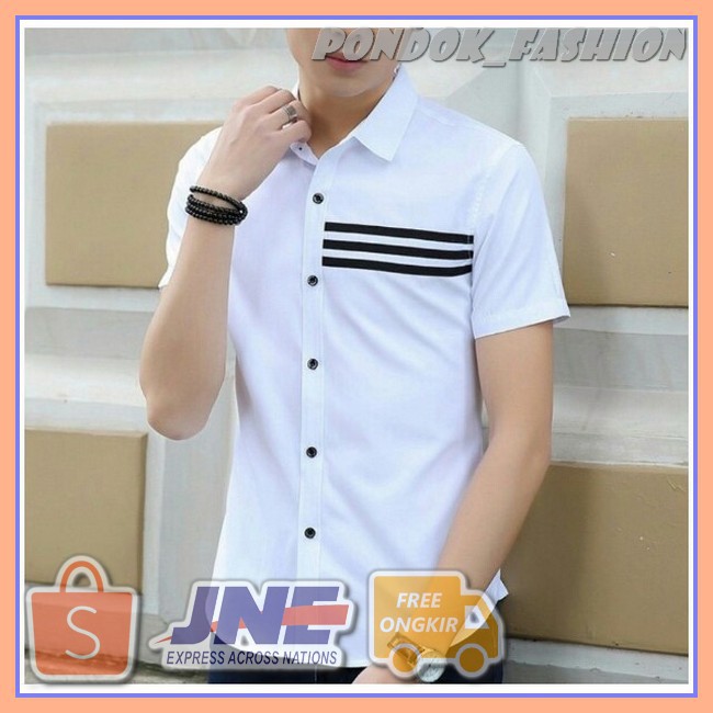 Fashion Pria/Baju Kemeja/Kemeja Pria/Kemeja Casual/Kemeja Kerja/N1B FC Donny  - BINFAS464