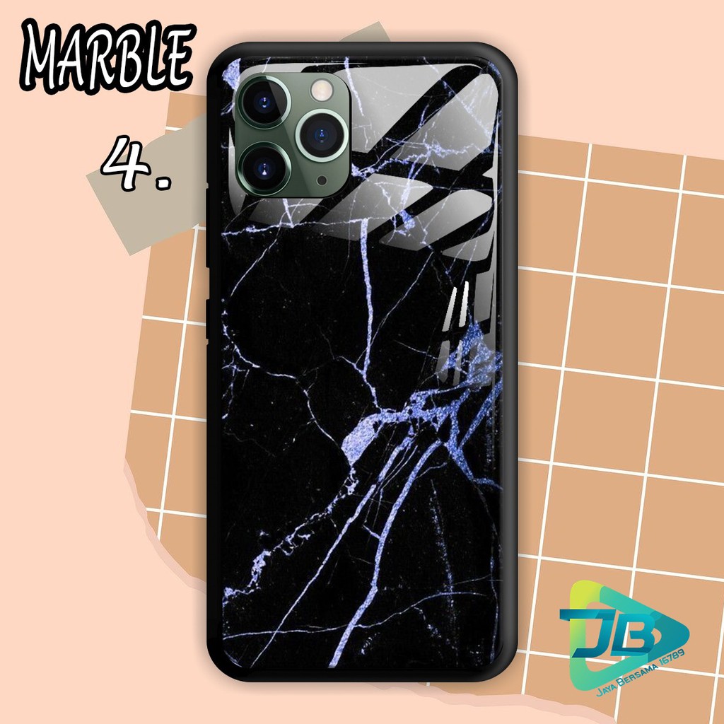 SOFTCASE BACK CASE GLASS KACA MARBLE SAMSUNG A51 M40S A60 A70 A71 A02S A12 JB3510