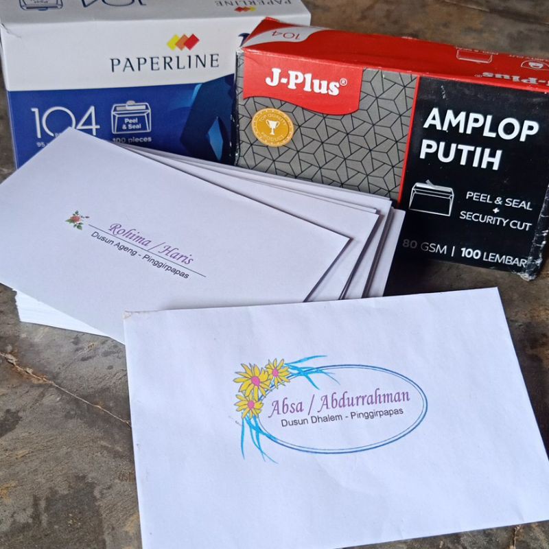 

Amplop Uang + Nama