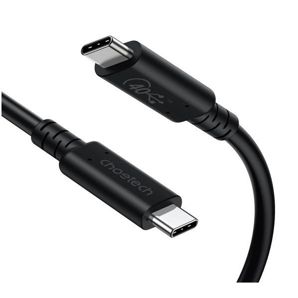 Usb 4.0 type c to Usb-c thunderbolt cable choetech 40Gbps 5A 8k 100w xcc 1028