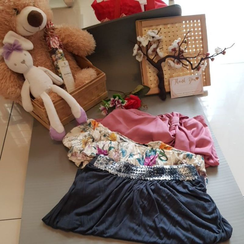 Take all Preloved Branded Top (One shoulder and Tube Tank)