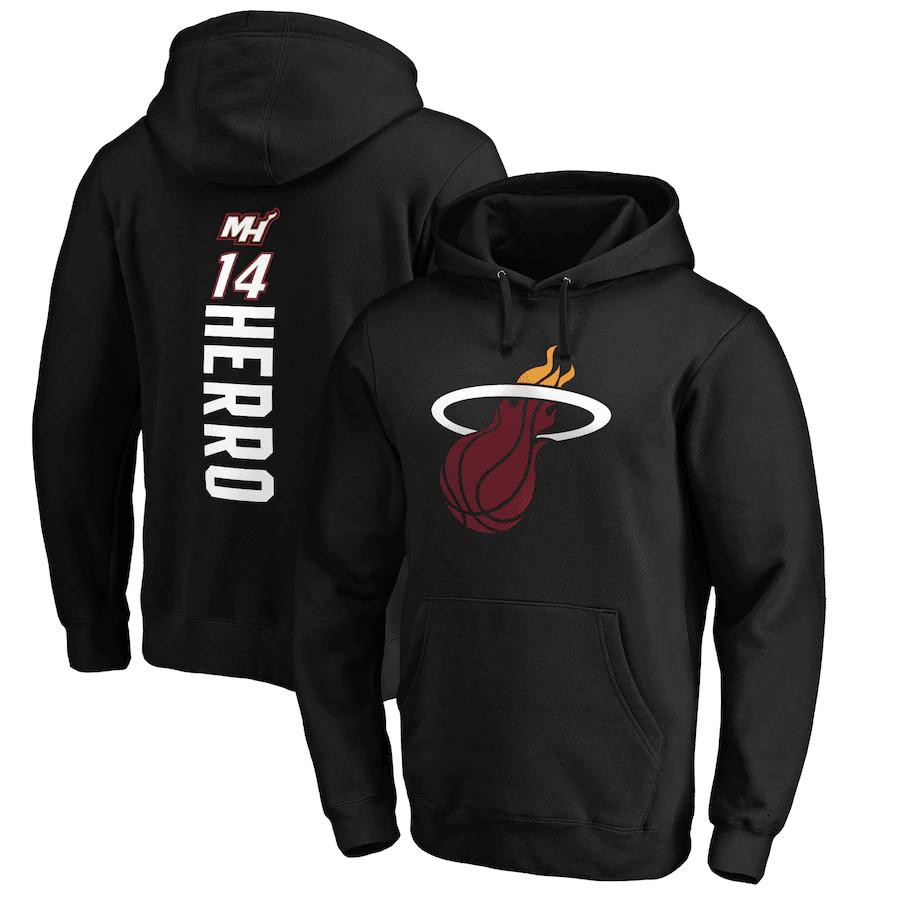 SWEATER - HOODIE JUMPER UNISEX BLACK-59 - MIAMI HEAT