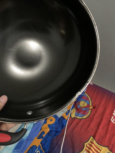 Wajan Enamel Anti Lengket 34 Cm Penggorengan Serbaguna