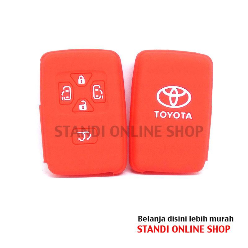 Kondom Kunci Silikon Remote Keyshirt Toyota Alphard Vellfire Lama