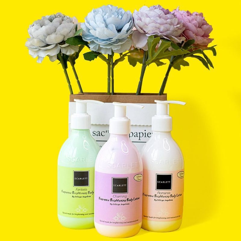 [RESELLER RESMI] BODY LOTION SCARLETT WHITENING BY FELICYA