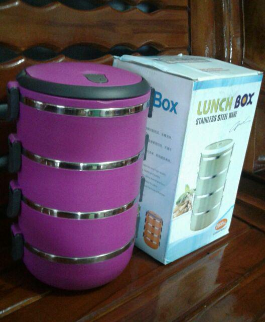 Lunch Box Susun 4/ Rantang 4 Susun Stainless