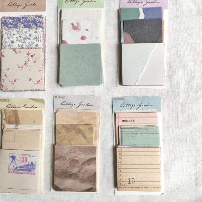 

WX1,1A Bagus .Vintage Scrapbook Paper Journalling 60 pcs|,,.