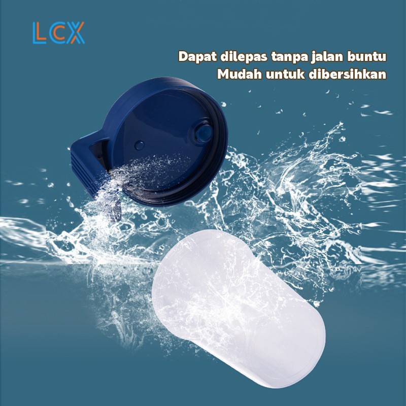 LCX Teko Plastik Dengan 4 Cangkir Air Teh Kopi Wadah BPA Free Gelas Set VS-33