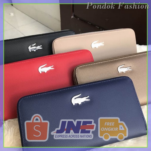 Best Item supplier dompet wanita import murah cewek batam sale LACOSTE WALLET  -  SKUSB010